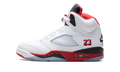 Jordan 5 Retro Fire Red Black Tongue (2025)
