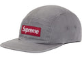 Supreme Washed Chino Twill Camp Cap (SS26) Grey