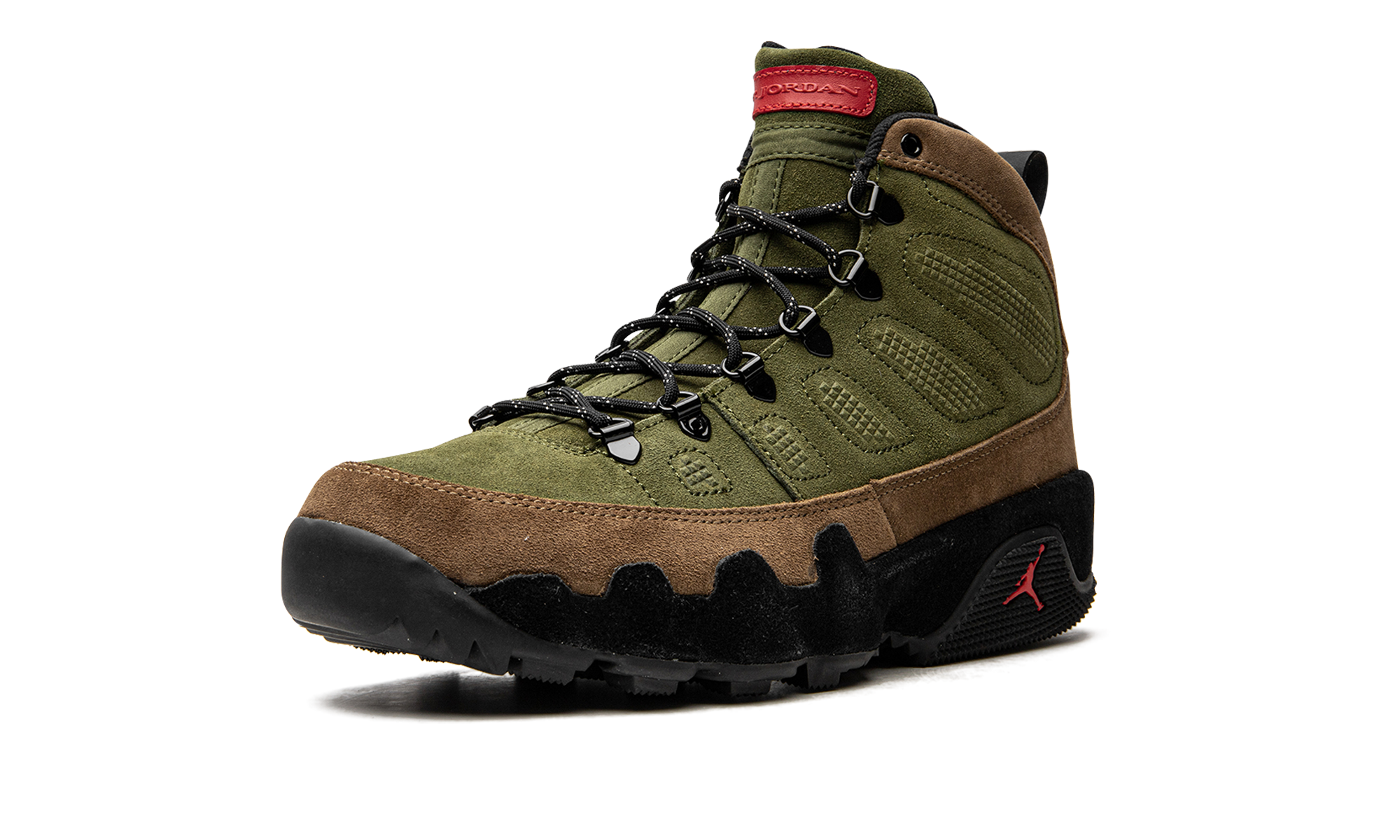 Jordan 9 Retro Boot NRG Military Brown Legion Green