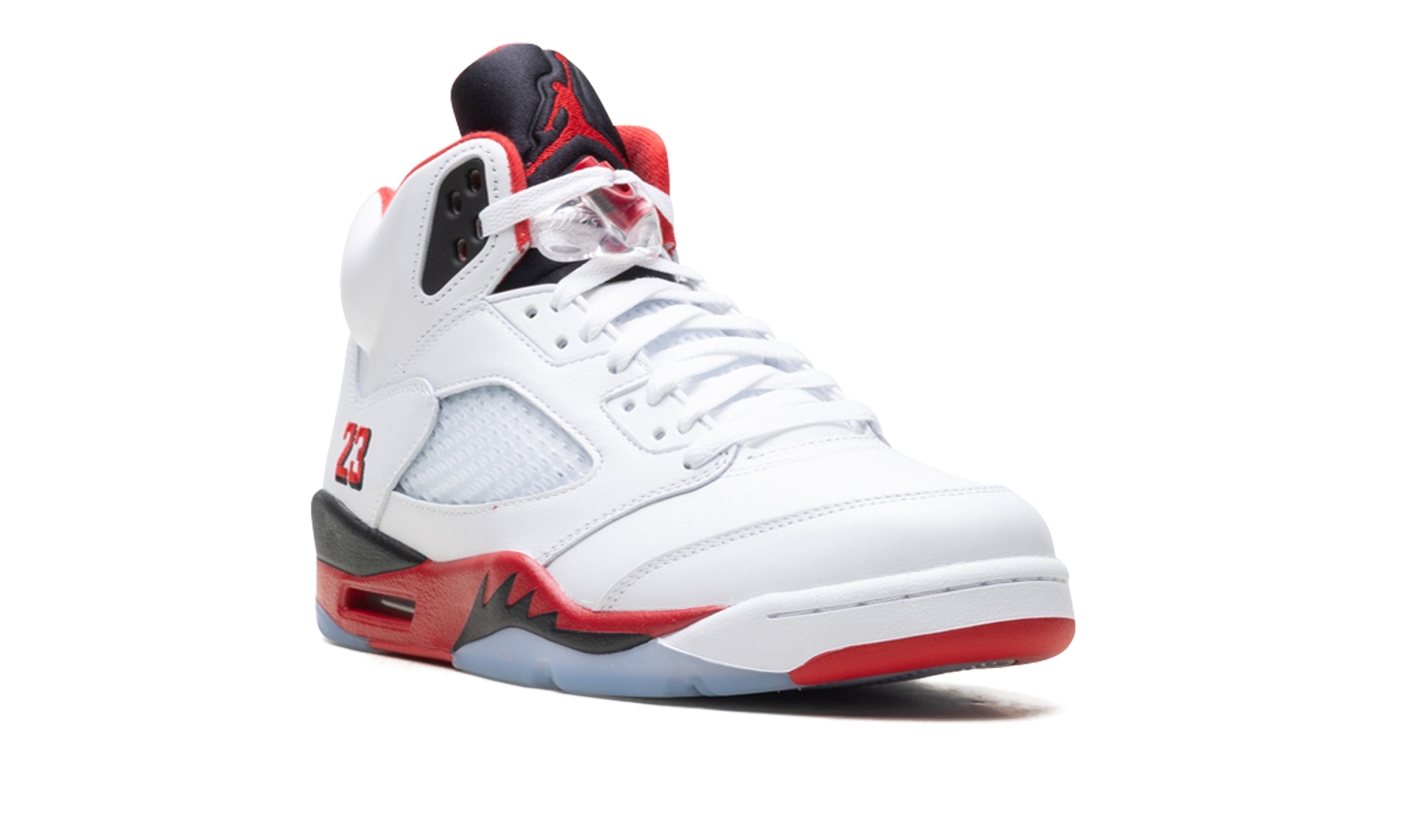 Jordan 5 Retro Fire Red Black Tongue (2025)