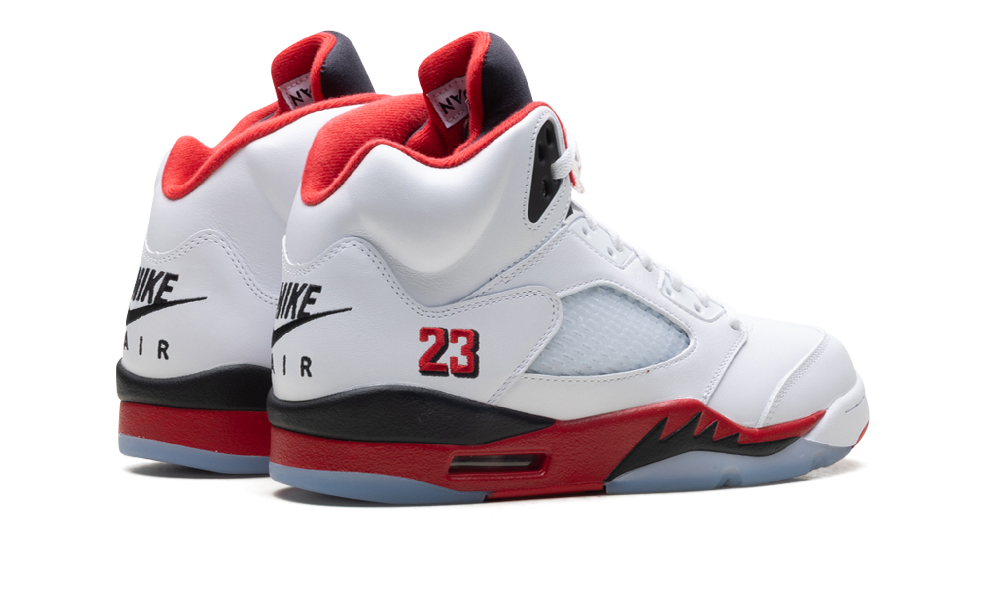 Jordan 5 Retro Fire Red Black Tongue (2025)