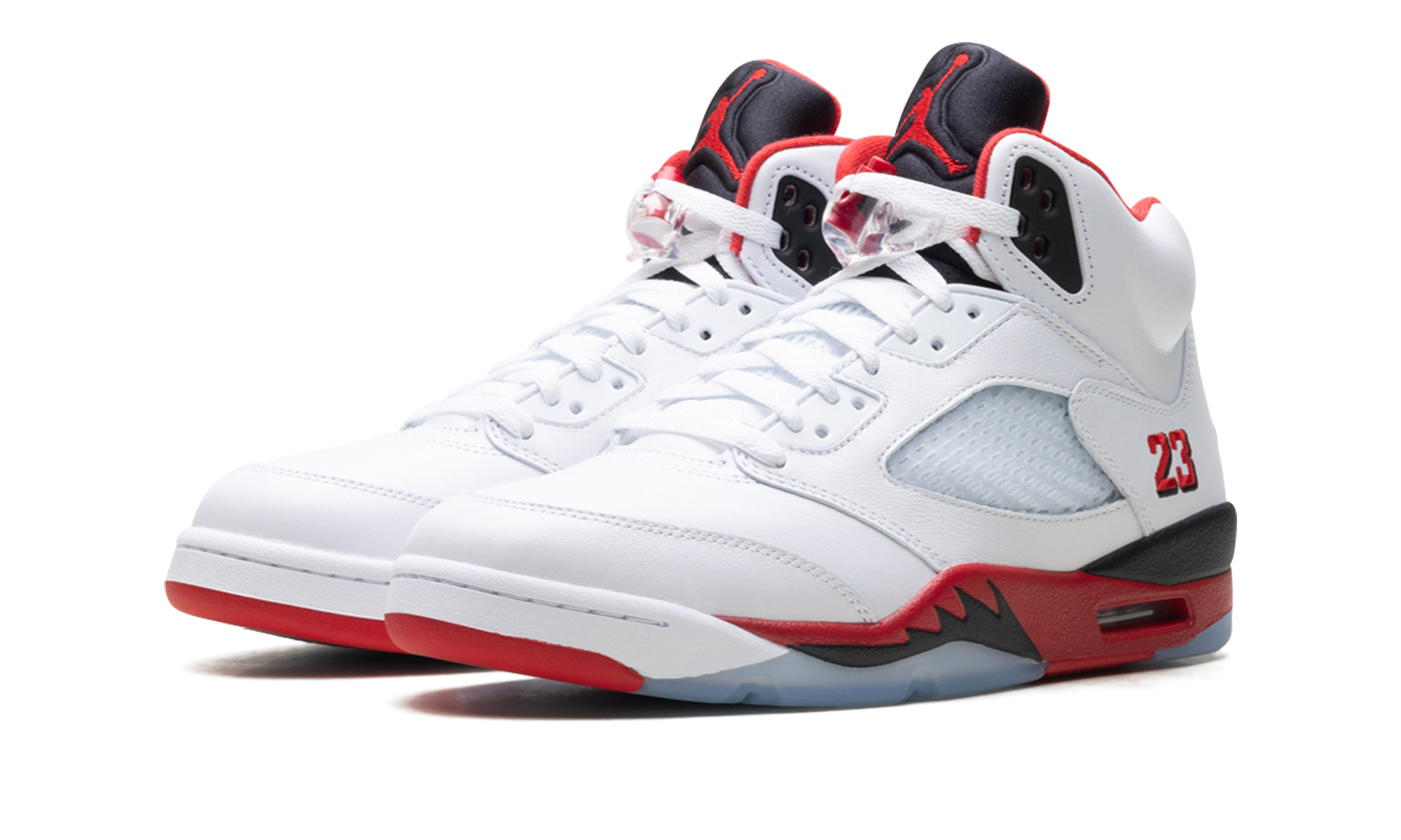 Jordan 5 Retro Fire Red Black Tongue (2025)
