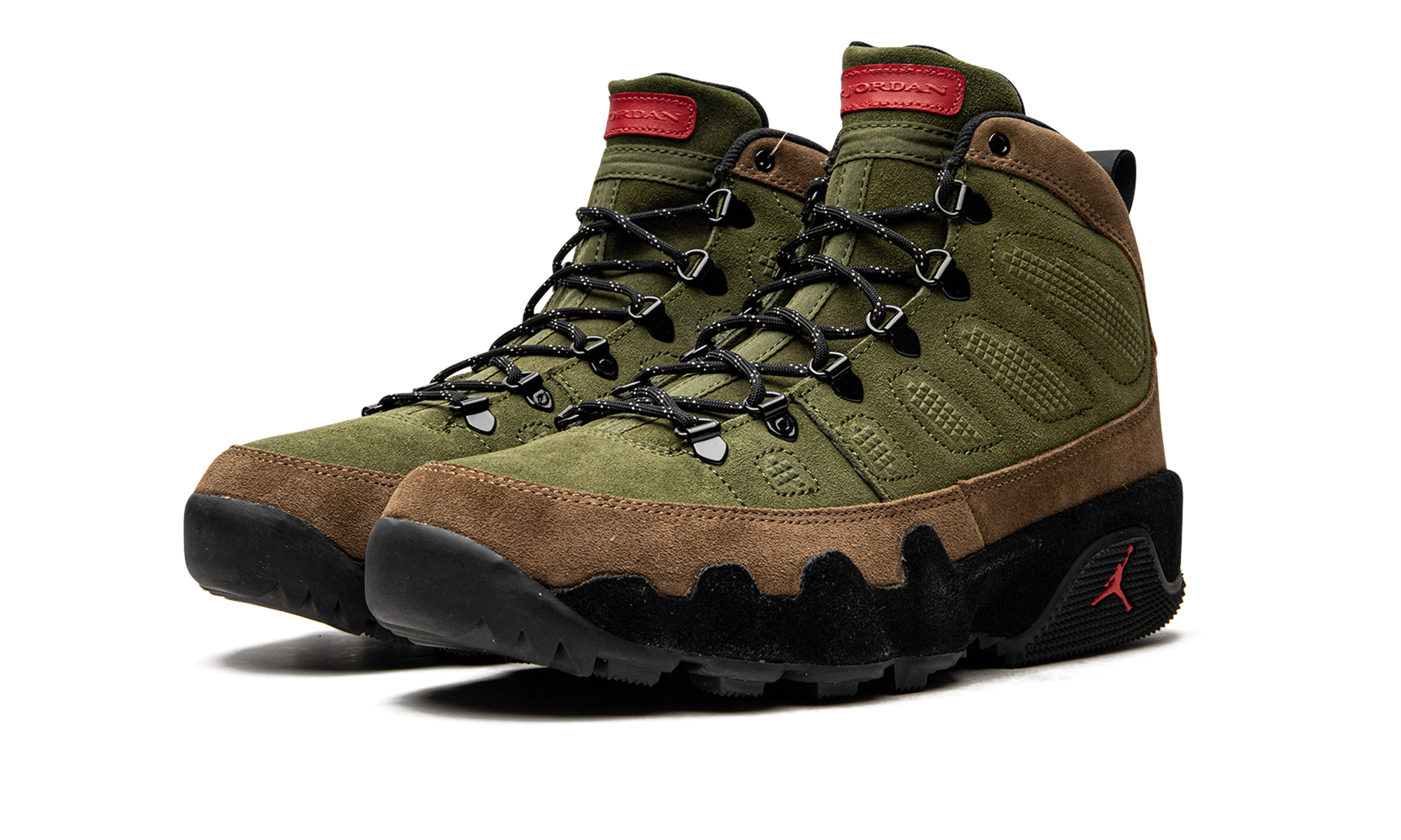 Jordan 9 Retro Boot NRG Military Brown Legion Green